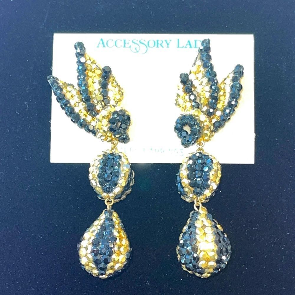 Vintage Early 1990's Costume Earrings NWT